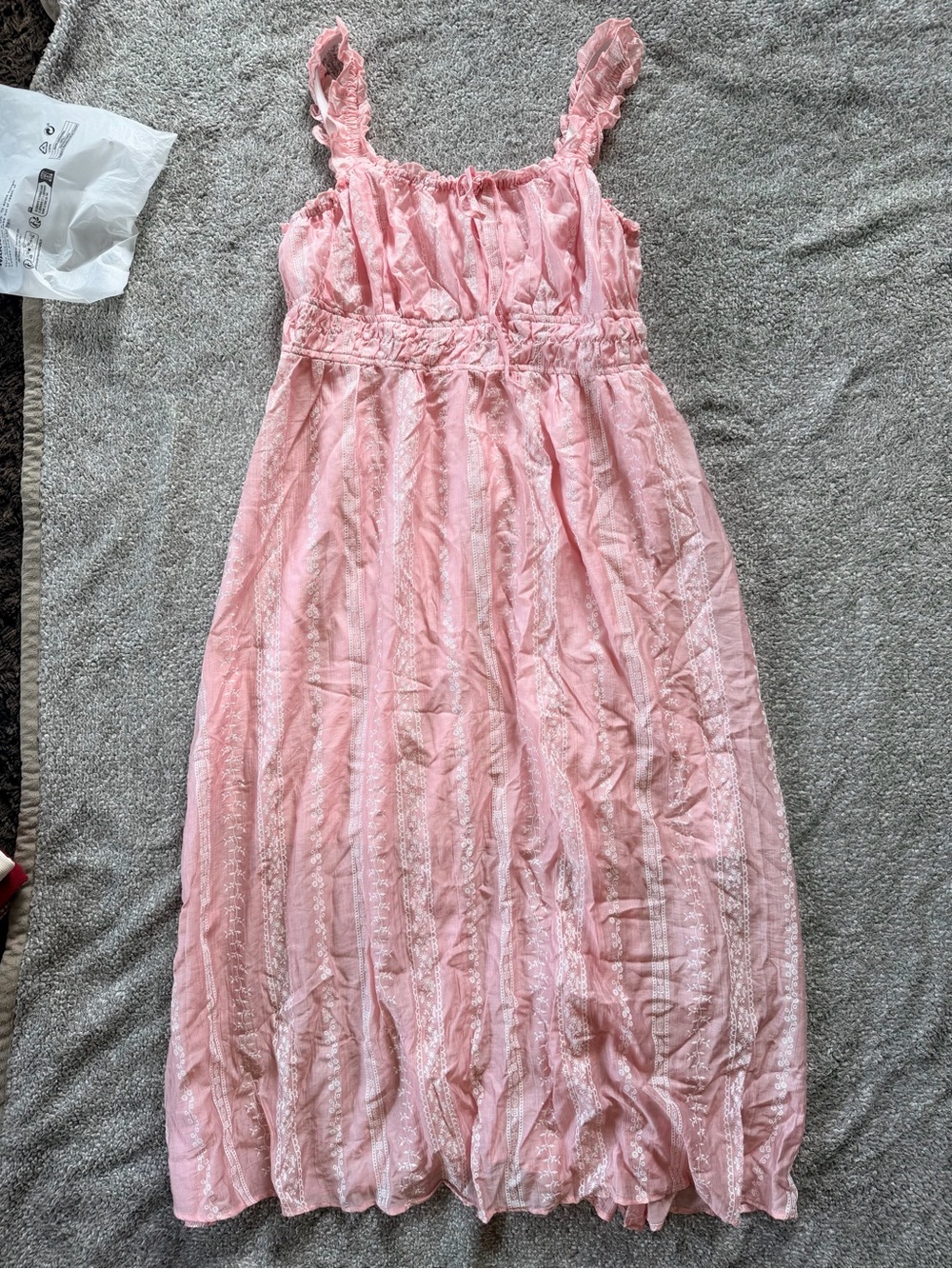 Shein Curve Pink Floral Dress